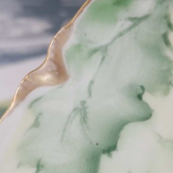 Vtg Haviland France Cottage Core Scallop Edge Red Poppies Decorative Plate - Picture 11 of 15